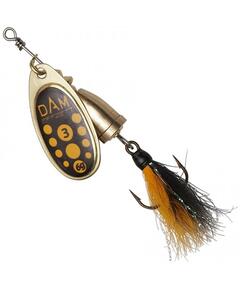 Блесна вращающаяся DAM FZ Executor Dressed Spinner #2 4g S Blacky
