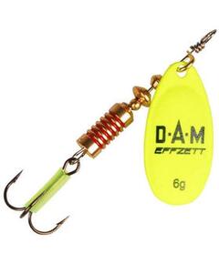 Блесна вращающаяся DAM FZ Fluo Spinner #4 10g S Yellow