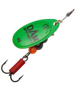Блесна вращающаяся DAM FZ Fluo Spinner #2 4g S Green
