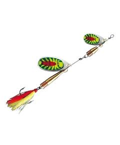 Блесна вращающаяся DAM FZ Tandem Spinner #1 & #3 10g S Fireshark