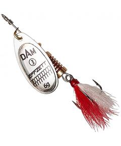 Блесна вращающаяся DAM FZ Standard Dressed Spinner #1 3g S Silver