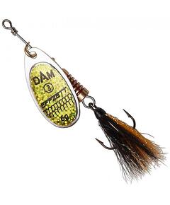 Блесна вращающаяся DAM FZ Standard Dressed Spinner #2 4g S Reflex Gold