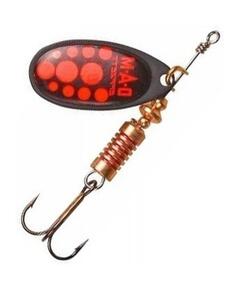Блесна вращающаяся DAM FZ Standard Spinner #2 4g S Black Red