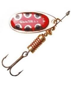 Блесна вращающаяся DAM FZ Standard Spinner #4 10g S Copper Black Dot
