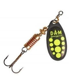 Блесна вращающаяся DAM FZ Standard Spinner #4 10g S Black Yellow
