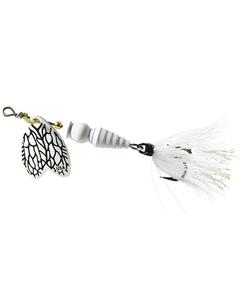 Блесна вращающаяся Mepps BUG, 0, White Miller