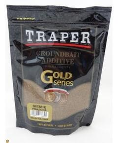 Прикормка Traper серии Gold 400 г (Siemie pra?one) жареные семена льна