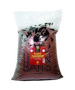 Lion Baits Пеллетс карповый (палтус, цв. -бордовый) 4мм - 15 кг