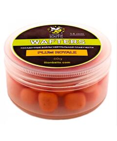 Lion Baits Wafters насадочный Бойл нейтральной плавучести PLUM ROYALE 14мм 40гр
