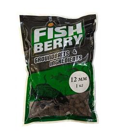 FISHBERRY Пеллетс карповый (лосось, цв. -темный) 12мм - 1 кг