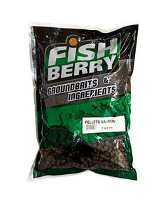 FISHBERRY Пеллетс карповый (лосось, цв. -темный) 6мм - 1 кг