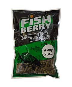 FISHBERRY Пеллетс быстрорастворимый Амур Люцерна 8-10 мм - 1кг