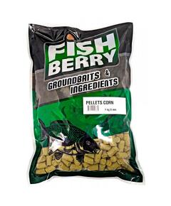 FISHBERRY Пеллетс быстрорастворимый кукурузный 8мм - 1 кг