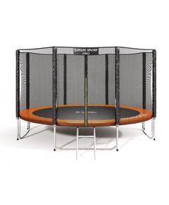 Батут Atlas Sport 435 см (14ft) PRO (усиленные опоры) ORANGE