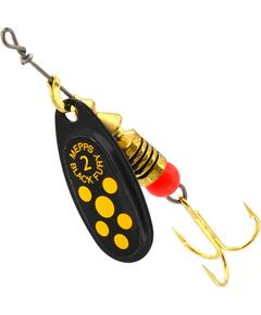 Блесна Mepps Black Fury 2 Jaune N черный/желт.точ 4,5g    (D28)