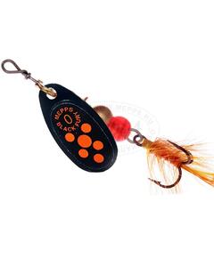 Блесна Mepps Black Fury MOUCH 0 Orange N черный 2g    (B24)