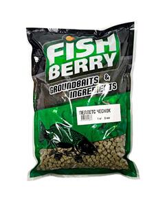 FishBerry Пеллетс карповый медленно растворимый "Чеснок" 6 мм - 1 кг