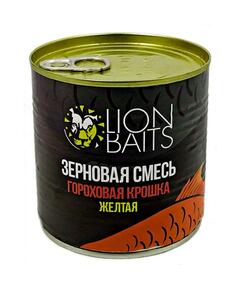 Lion Baits Зерновая смесь Гороховая крошка желтая - 430мл