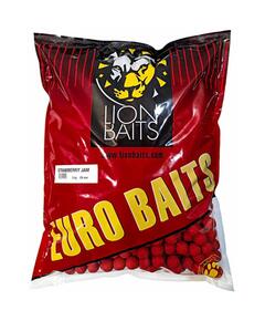 Lion Baits Бойлы тонущие серии EURO BAITS 20 мм (Клубничный джем) Strawberry Jam - 5 кг
