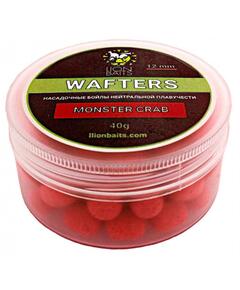 Lion Baits Бойлы нейтральной плавучести Wafters MONSTER CRAB 12 мм 40 гр