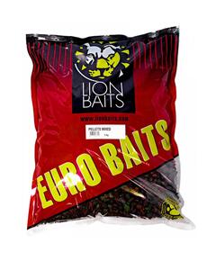 Lion Baits Пеллетс карповый медленно растворимый FishBerry Mixed миксованный - 5 кг