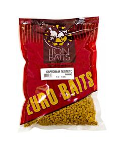 Lion Baits Пеллетс карповый Carp pellets Ананас желтый 6 мм - 1кг