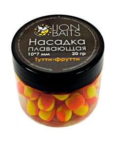Lion Baits Насадка плавающая двухцветная Тутти-фрутти 10х7 мм (20 гр)