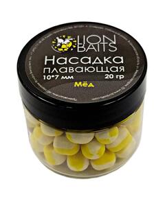 Lion Baits Насадка плавающая двухцветная Мед 10х7 мм (20 гр)