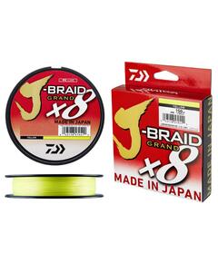 Леска плетеная DAIWA "J-Braid Grand X8" 0.18 мм 135 м yellow