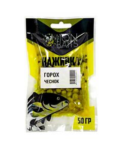 LION BAITS Горох насадочный "Наживка" натуральный "Чеснок" 50гр