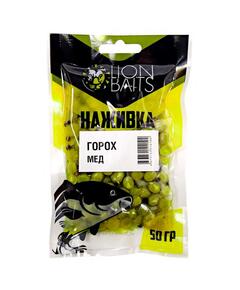 LION BAITS Горох насадочный "Наживка" натуральный "Мед" 50гр