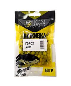 LION BAITS Горох насадочный "Наживка" натуральный "Анис" 50гр