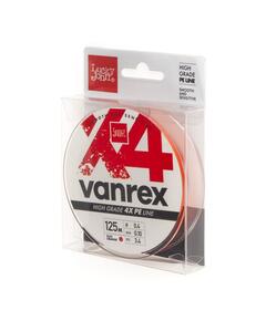 Леска плет. Lucky John Vanrex х4 BRAID Fluo Orange 125/010