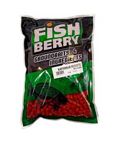 Пеллетс карповый Carp pellets "Фрутелла" (красный) 10мм - 1кг