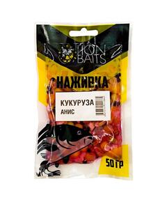 LION BAITS Кукуруза насадочная "Наживка" натуральная "Анис" 50гр