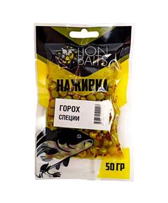 LION BAITS Горох насадочный "Наживка" натуральный "Специи" 50гр