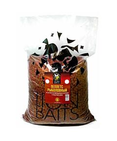 Lion baits Пеллетс карповый (криль, цвет - оранж) 10мм - 15 кг