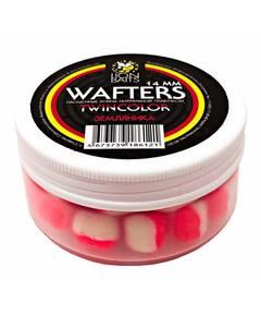 Бойлы нейтральной плавучести двухцветные (Wafters) "Земляника" 14мм