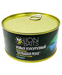 Жмых кукурузный промасленный "Большая река" Клубника 10шт