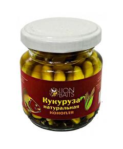 Lion baits Кукуруза натуральная в стеклянной банке "Конопля" 110мл