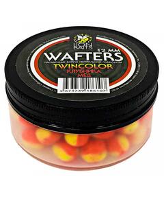 Бойлы нейтральной плавучести двухцветные (Wafters) "Клубника - Мед" 12мм