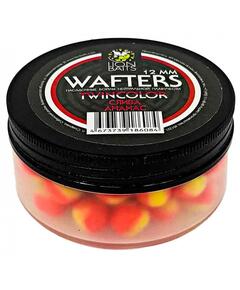 Бойлы нейтральной плавучести двухцветные (Wafters) "Слива - Ананас" 12мм