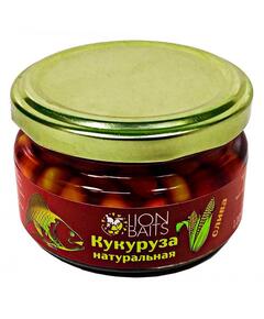 Lion baits Кукуруза натуральная в стеклянной банке "Слива" 120мл