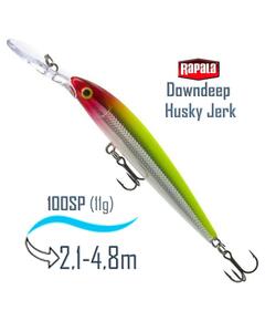 Воблер RAPALA Downdeep Husky Jerk 10, CLN