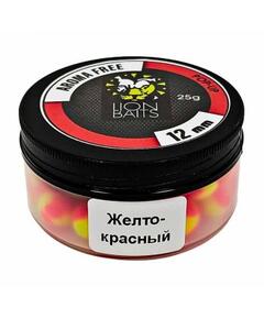 Lion Baits Бойлы плавающие Pop-Up "Aroma Free" (без аромы) желто-красные 12 мм