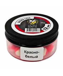 Lion Baits Бойлы плавающие Pop-Up "Aroma Free" (без аромы) красно-белые 12 мм