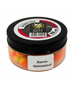 Lion Baits Бойлы плавающие Pop-Up "Aroma Free" (без аромы) желто-оранжевые 10 мм