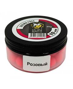 Lion Baits Бойлы плавающие Pop-Up "Aroma Free" (без аромы) розовые 10 мм