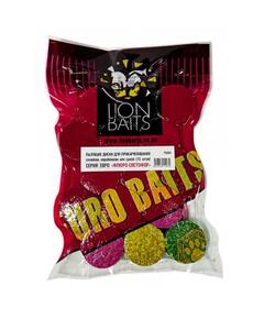Lion baits Пылящие диски для прикармливания Флюро-Светофор "Рыба" 15шт