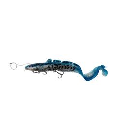 Приманка Savage Gear 3D Line Thru Burbot 36cm 216G Fast Sinking Blue Silver UV